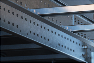 Metal ladder trays - 